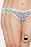 Zivame Low Rise Full Coverage Bikini Panty (Pack of 3) - Multicolor — thumbnail 1